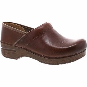 Dansko Professional Brown Leather Clogs